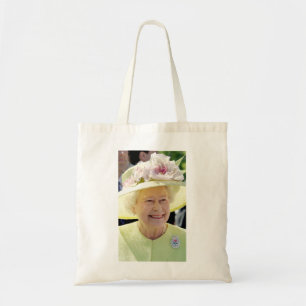 HM Queen Elizabeth II i Turkvoise Hat Professiona Tygkasse