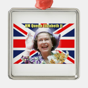 HM Queen Elizabeth II Julgransprydnad Metall