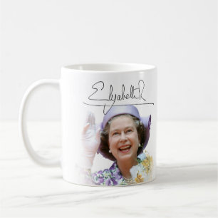 HM Queen Elizabeth II Kaffemugg