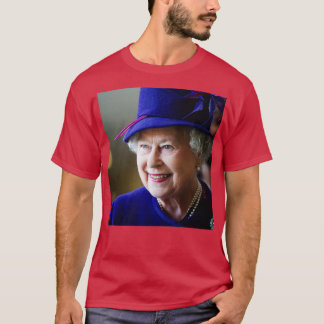 HM Queen Elizabeth II London Professionell Photo H T Shirt