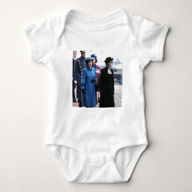 HM Queen Elizabeth II-Margaret Thatcher Tröja (Framsida)