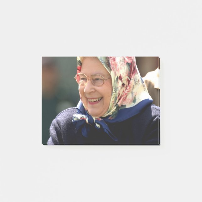 HM Queen Elizabeth II Post-it Block (Framsida)