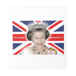 HM Queen Elizabeth II - Pro-foto Anteckningsblock