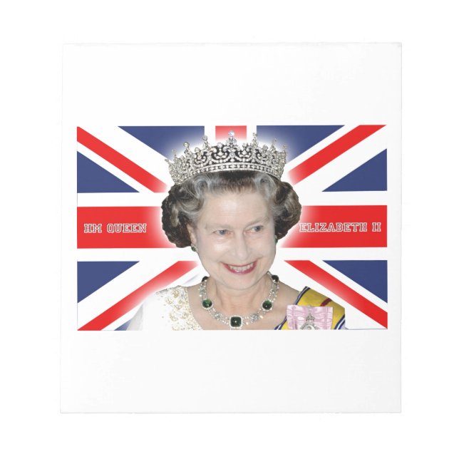 HM Queen Elizabeth II - Pro-foto Anteckningsblock (Framsida)
