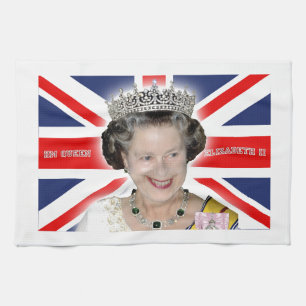 HM Queen Elizabeth II - Pro-foto Kökshandduk