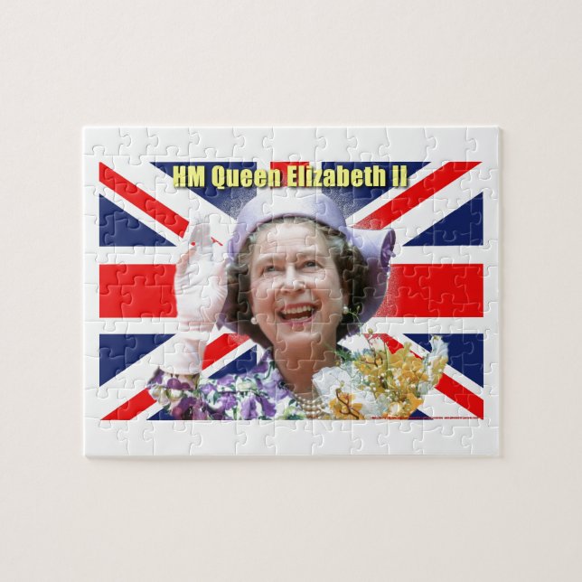 HM Queen Elizabeth II Pussel (Horisontell)