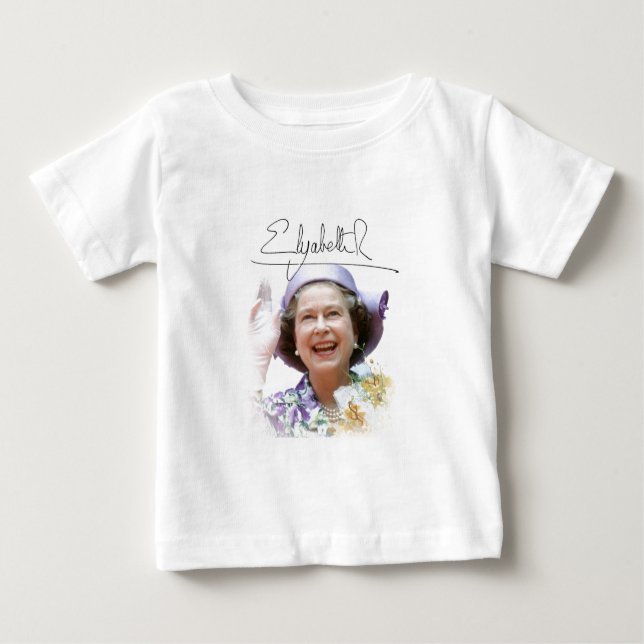 HM Queen Elizabeth II T-shirt (Framsida)