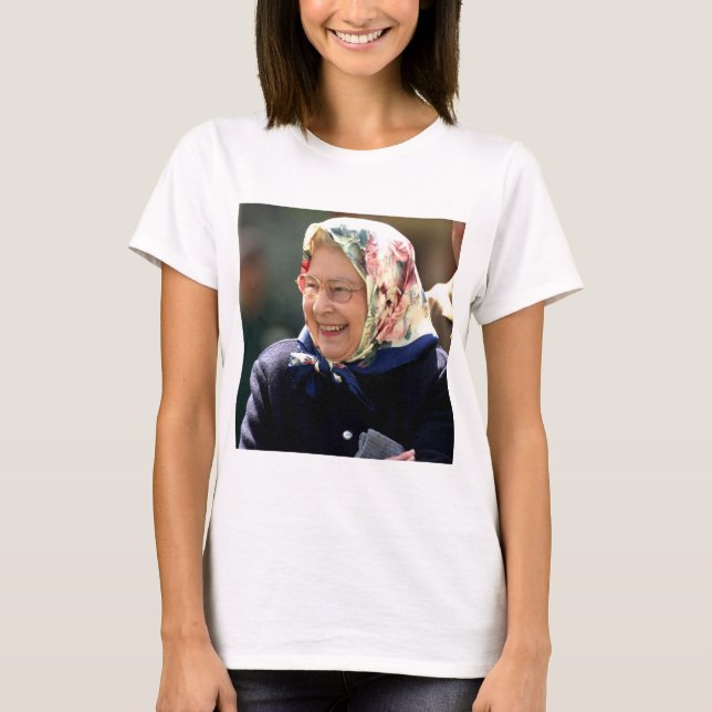 HM Queen Elizabeth II T Shirt (Framsida)