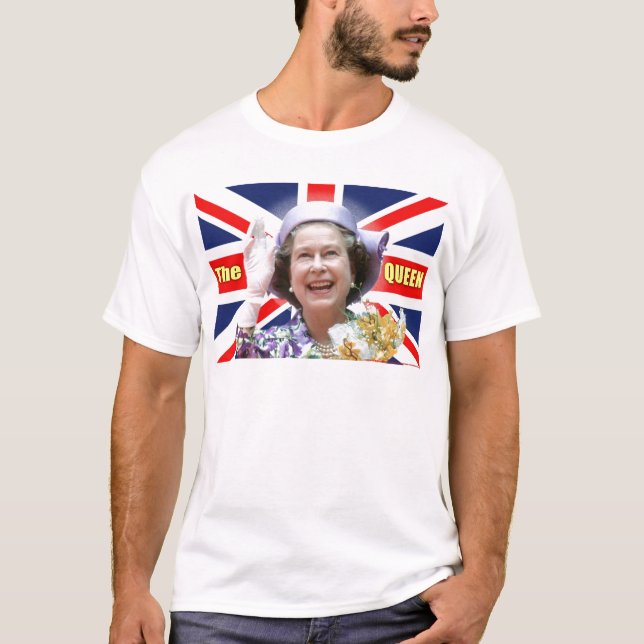 HM Queen Elizabeth II Tee Shirt (Framsida)