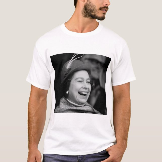 HM Queen Elizabeth II Windsor 1972 Professional Ph T Shirt (Framsida)