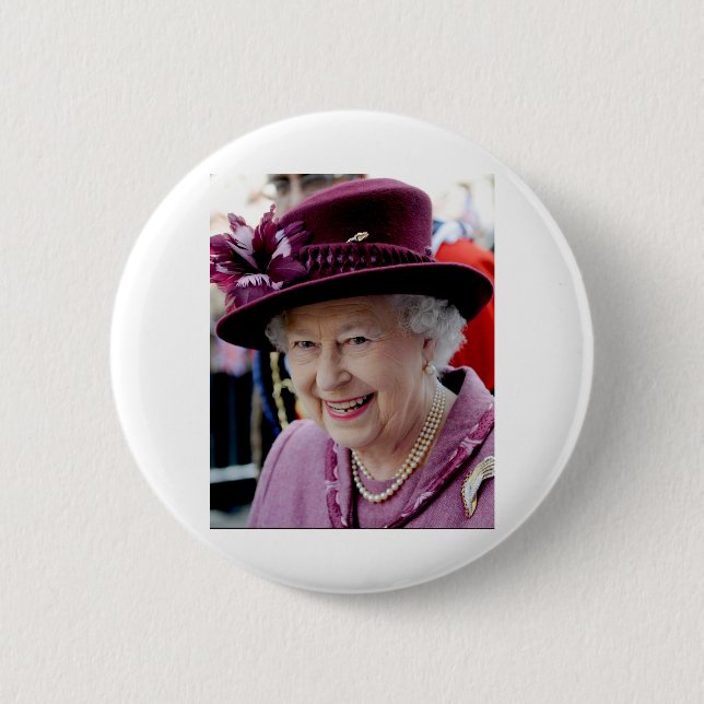 HM Queen Elizabeth II Windsor 2012 Professionell P Knapp (Framsida)