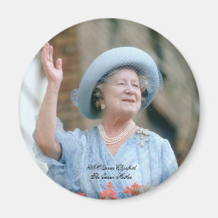 HM Queen Elizabeth, The Queen Mor 1985 Magnet