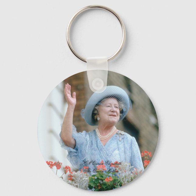 HM Queen Elizabeth, The Queen Mor 1985 Nyckelring (Framsida)