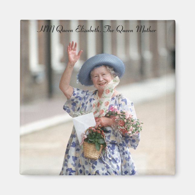 HM Queen Elizabeth The Queen-Mor 1988 Magnet (Framsidan)