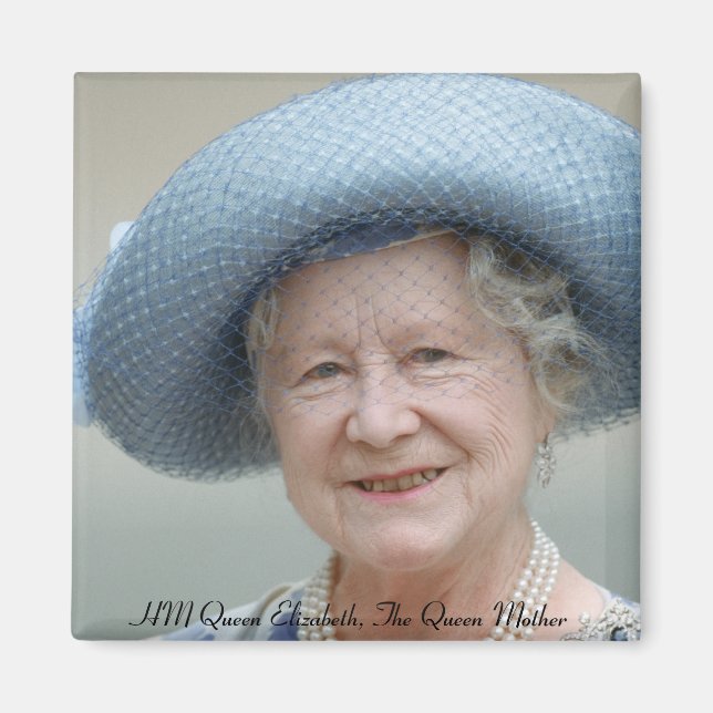 HM Queen Elizabeth, The Queen Mor 1988 Magnet (Framsidan)