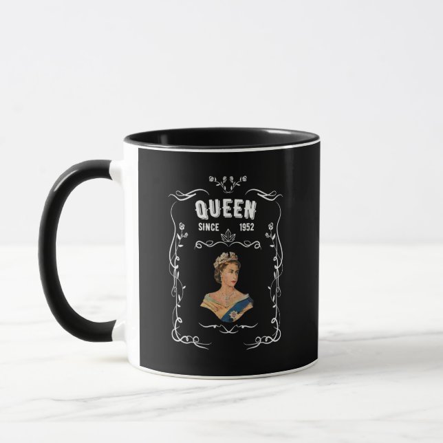 HM Queen Platinum Jubilee Coffee Mugg (Vänster)