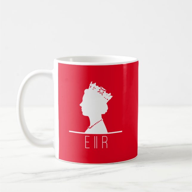 HM Queen Platinum Jubilee Kaffemugg (Vänster)