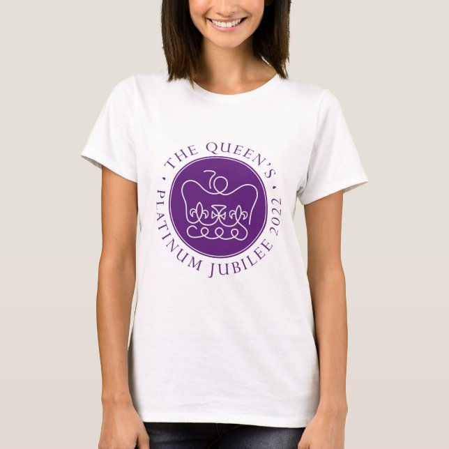 HM Queen Platinum Jubilee T-Shirt (Framsida)