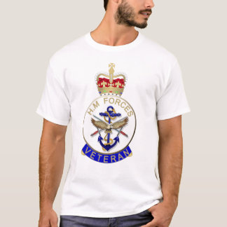 HM STYR VETERAN BADGE. BRITISH VETERAN. T SHIRT