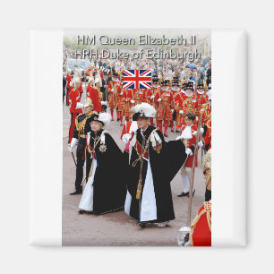 HM The Queen and HRH Prince Philip Magnet