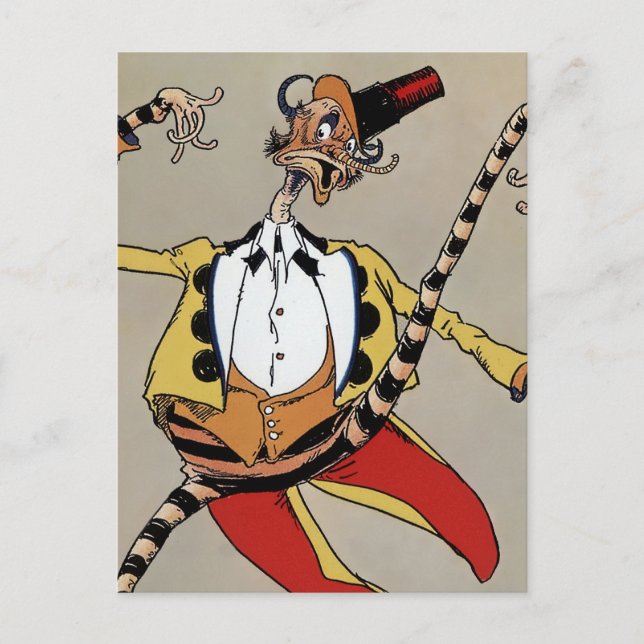 ”HM Woggle-Bug TE” av John R Neill Vykort (Framsida)