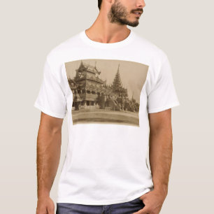 Hmanen Kyaung eller den glass kloster, Burma T Shirt