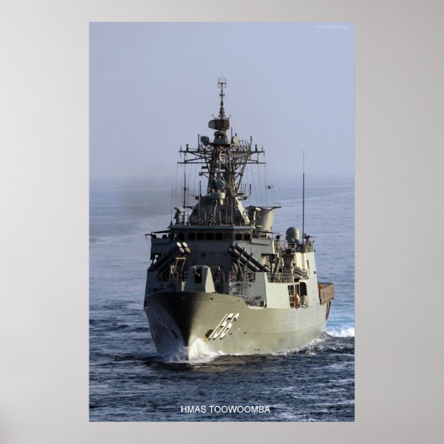 HMAS Toowoomba Poster (Framsidan)