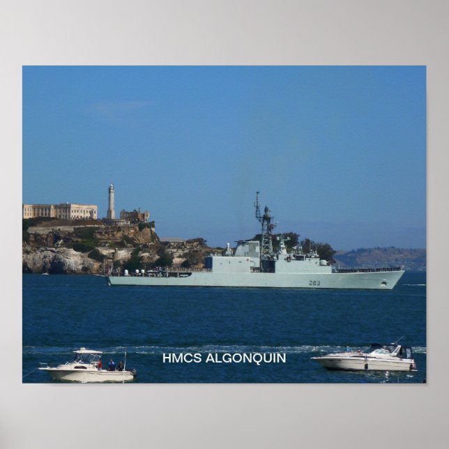 HMCS Algonquin Poster (Framsidan)