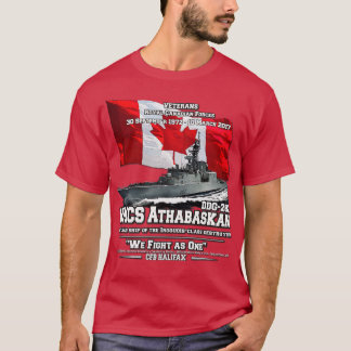 HMCS Athabaskan Royal Kanadas veteraner T Shirt