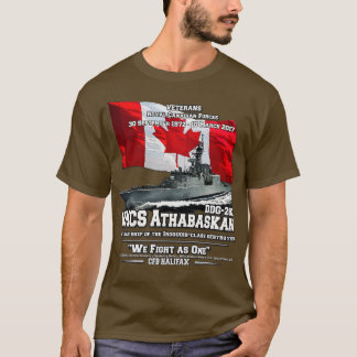 HMCS Athabaskan Royal Kanadas veteraner T Shirt