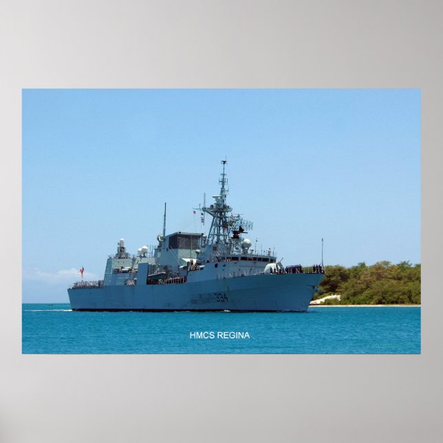 HMCS Regina Poster (Framsidan)