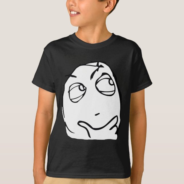 Hmmm internet Meme T-shirt (Framsida)