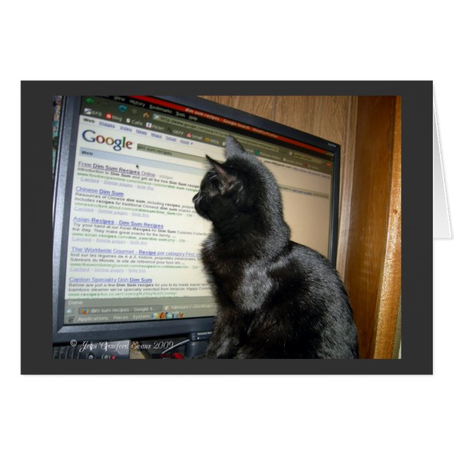 Hmmmm... Hälsningskort (Framsidan Horizontal)