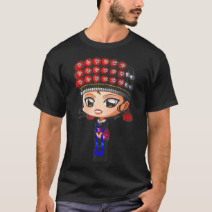 Hmong Asian Chibi Girl Hmong Costume Hmon T Shirt
