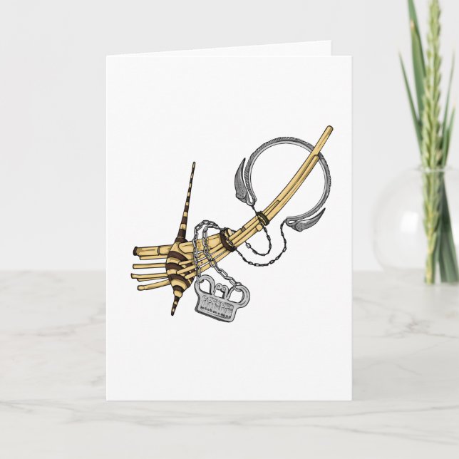 Hmong Blanka anteckningskort (Framsida)