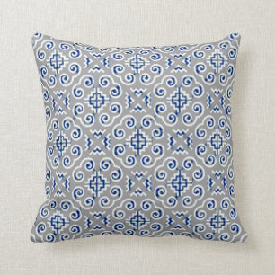 Hmong Elephant Foot Accent Mönster Dekorativ kudde