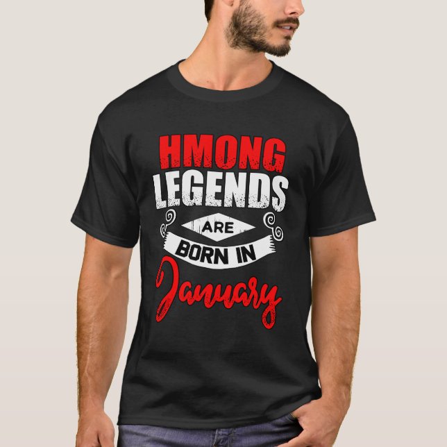Hmong Hmoob Januthday Tee Gift (Framsida)