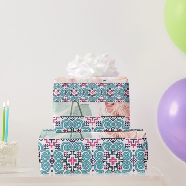 Hmong Inspired Gift Wrap Presentpapper (Festgåvor)
