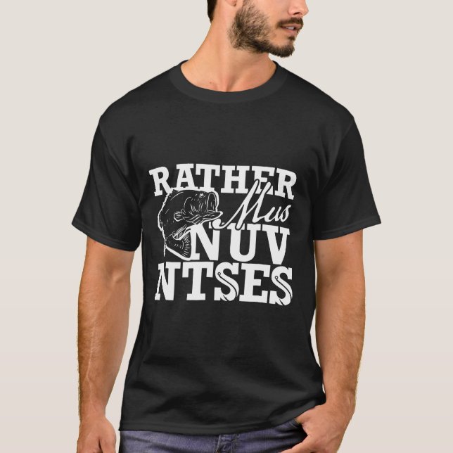 Hmong Rtern Mus Nuv Ntses Fishing T Shirt (Framsida)
