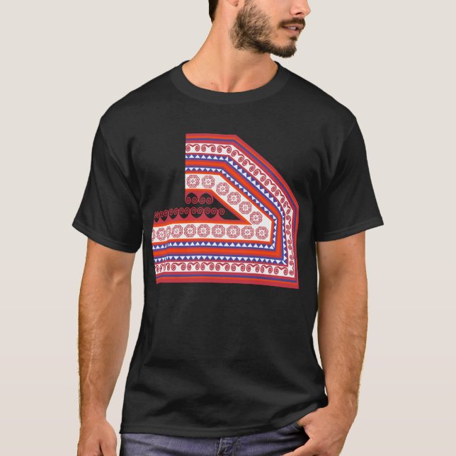 Hmong skjorta t-shirt (Framsida)