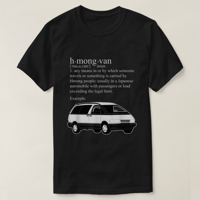 Hmong Van T Shirt (Design framsida)