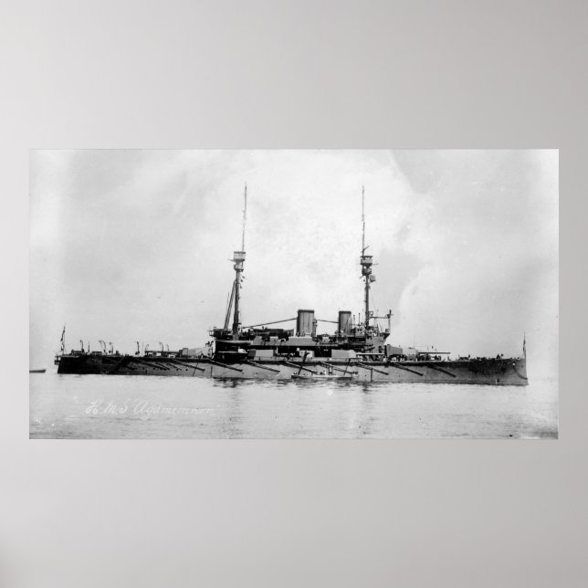 HMS Agamemnon Poster (Framsidan)