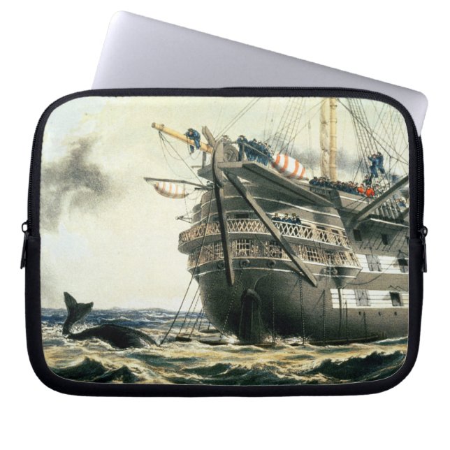 HMS Agamemnon som lägger den original- atlantiska Laptop Sleeve (Framsidan)