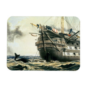 HMS Agamemnon som lägger den original- atlantiska Magnet