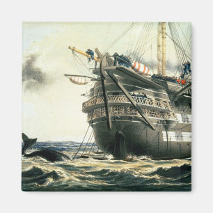 HMS Agamemnon som lägger den original- atlantiska Magnet