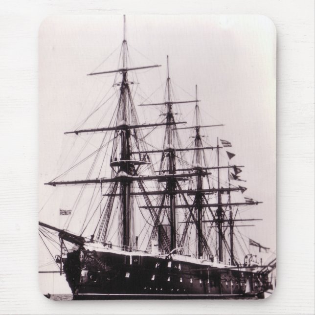 HMS Agincourt 1865 Musmatta (Framsidan)