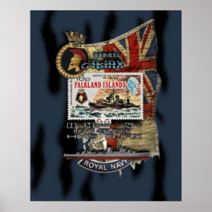 HMS AJAX-kryssare A Poster