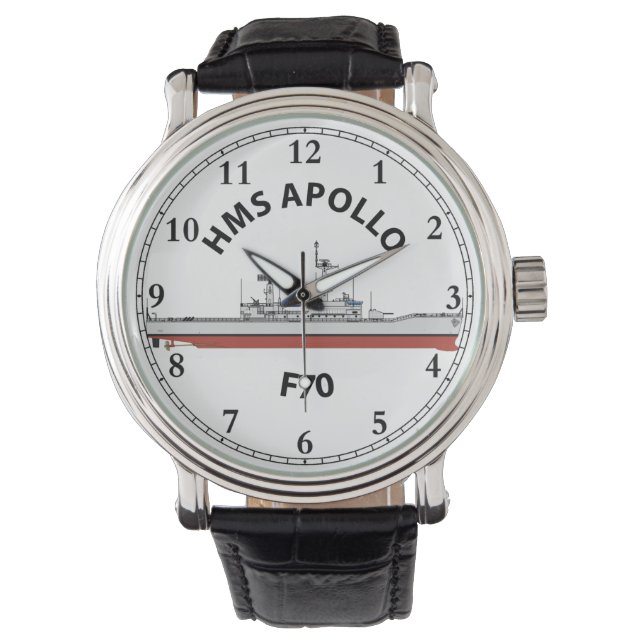 HMS APOLLO - F70 - LEANDER ORIG WATCH ARMBANDSUR (Framsida)