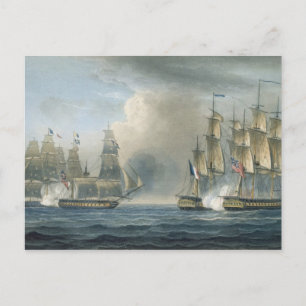 HMS Arethusas fångst av Pomone i Kuba Vykort
