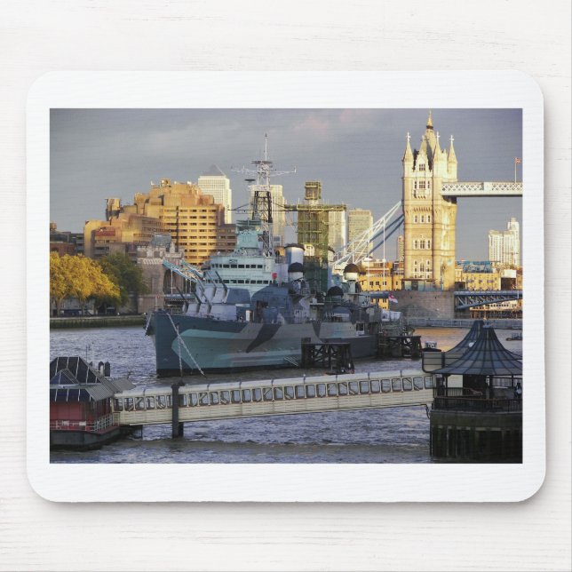 HMS Belfast. Musmatta (Framsidan)